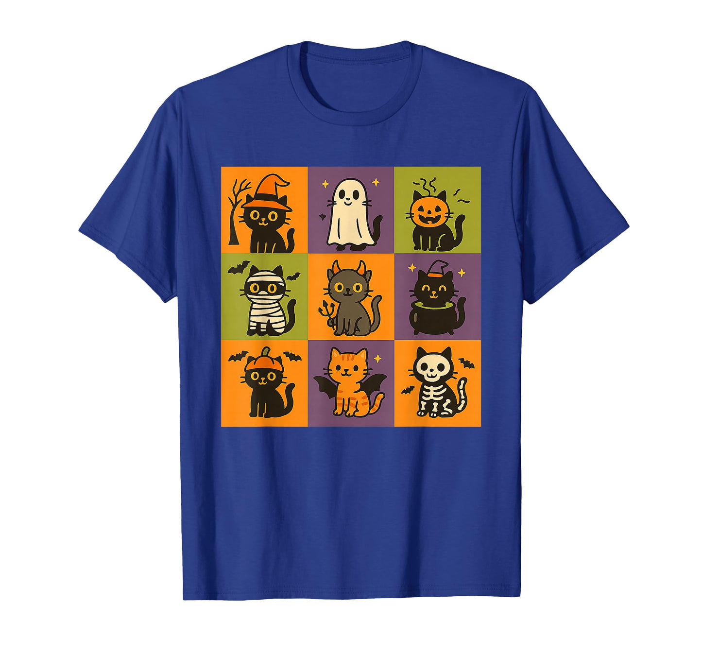 Halloween Cat Costume Witch Ghost Pumpkin Mummy Vampire T-Shirt