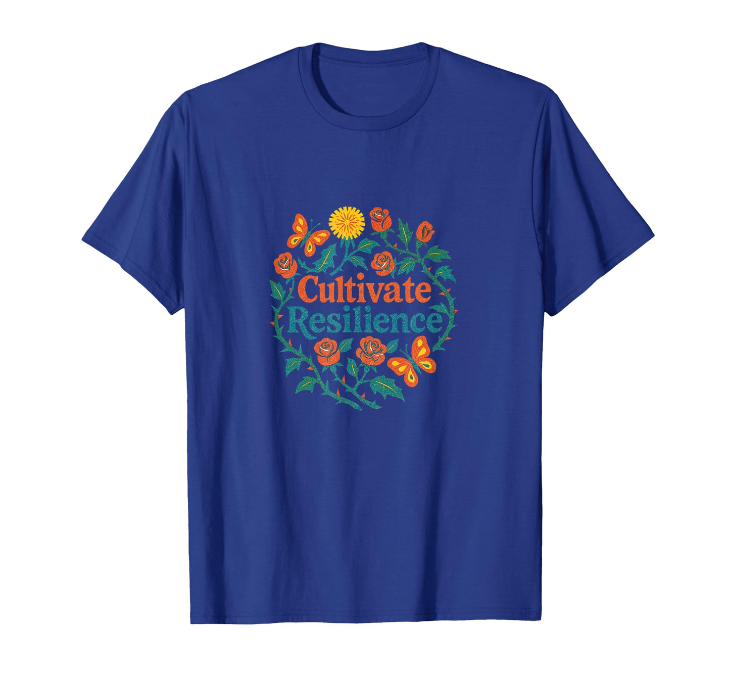 Cultivate Resilience Dandelion Flowers Artwork Nature lover T-Shirt