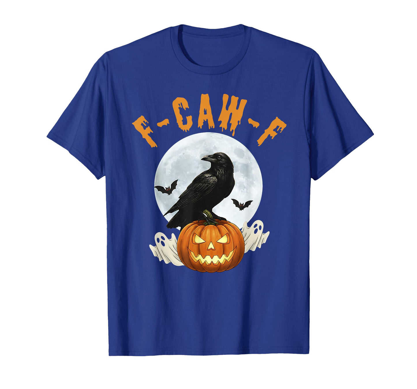 Halloween F Caw F Funny Adult Halloween F Caw F Raven Crow T-Shirt