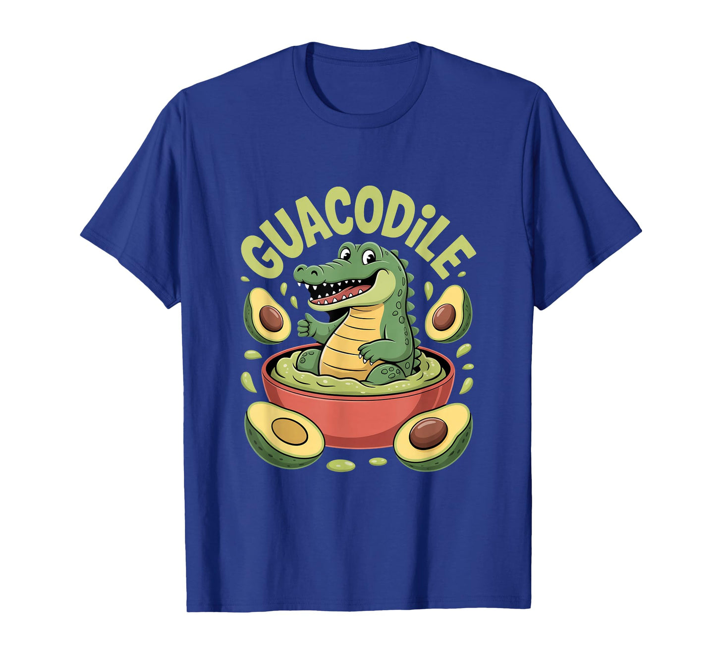 Guacodile Avocado Crocodile Pun Guacamole Humor T-Shirt
