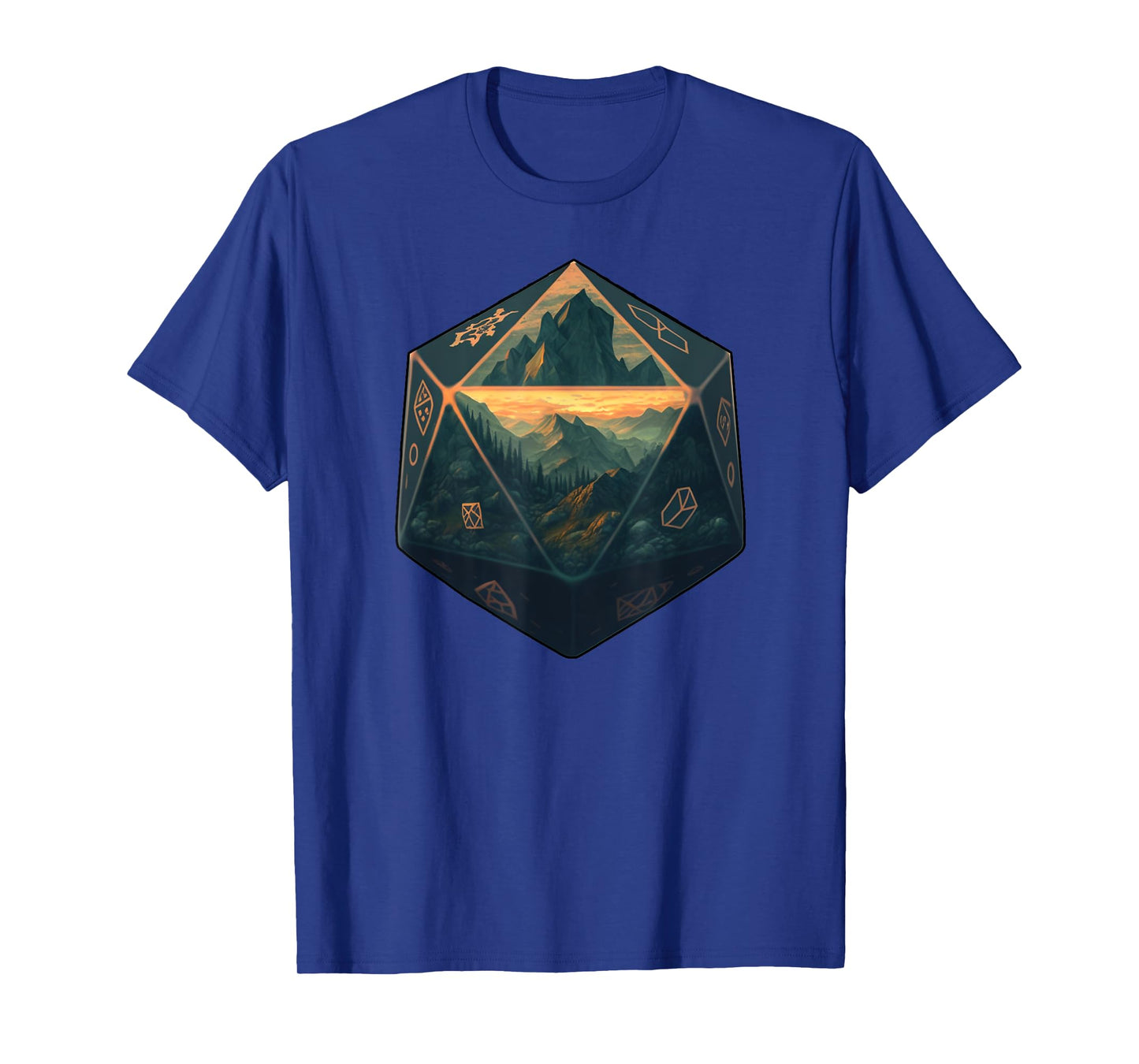 D20 Dice Art Fantasy Gaming Cool Realistic D20 dice T-Shirt