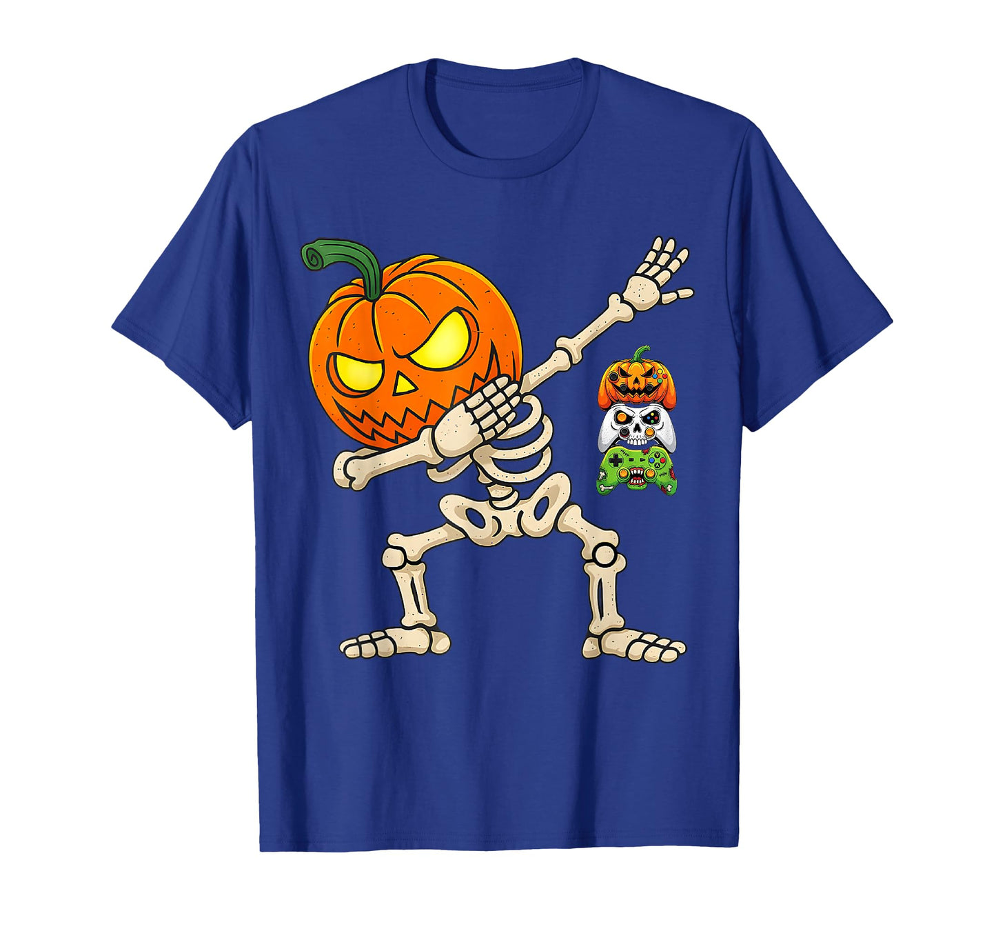 Skeleton, Cowboy Hat with Video Game Controller T-Shirt