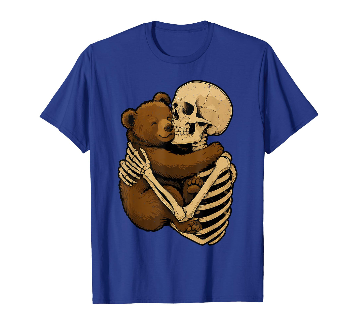 Skeleton Bear Halloween Zoo Animal Wildlife Spooky Season T-Shirt