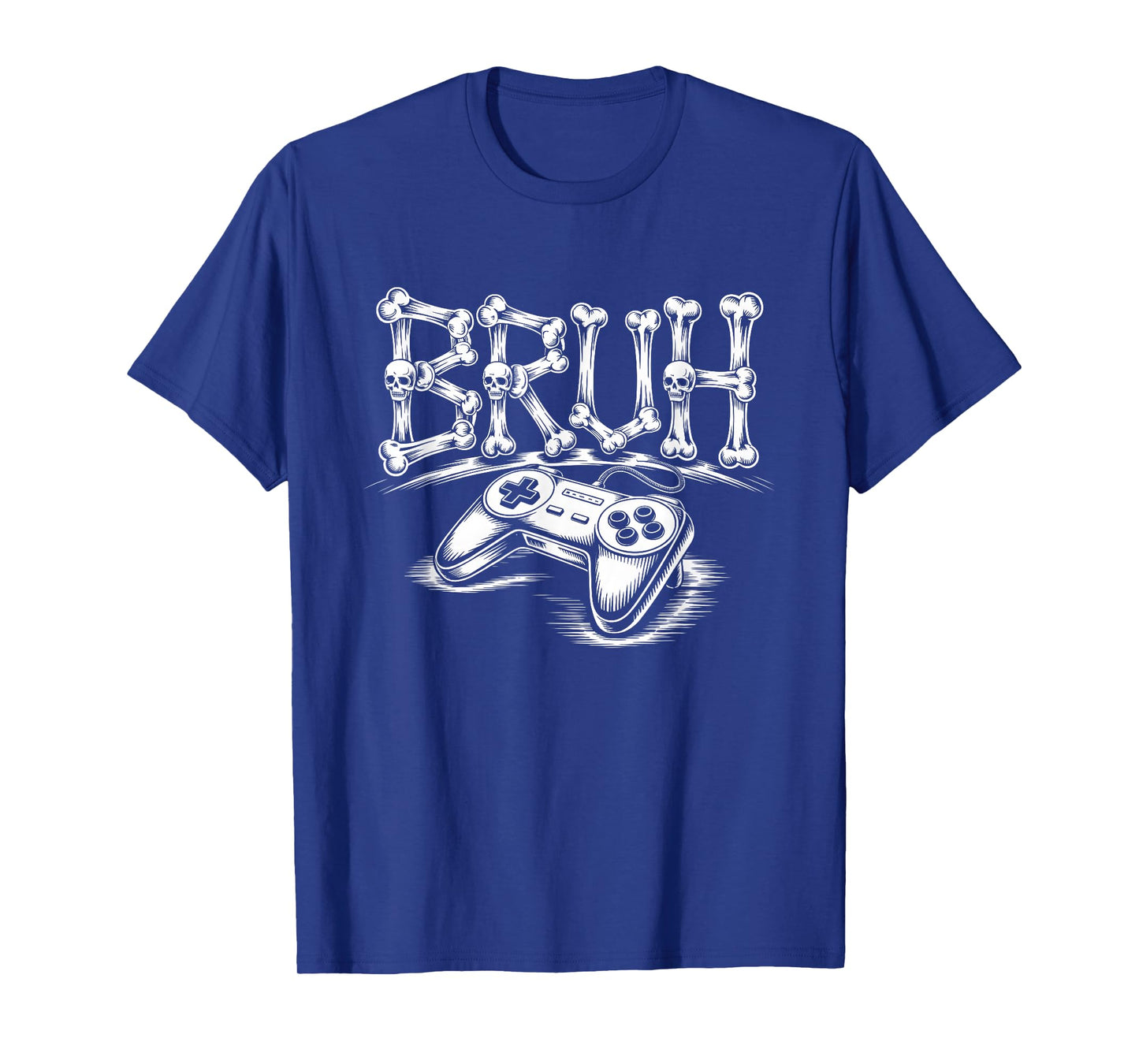 Bruh Funny Gamer Controller Halloween Video Game Meme T-Shirt