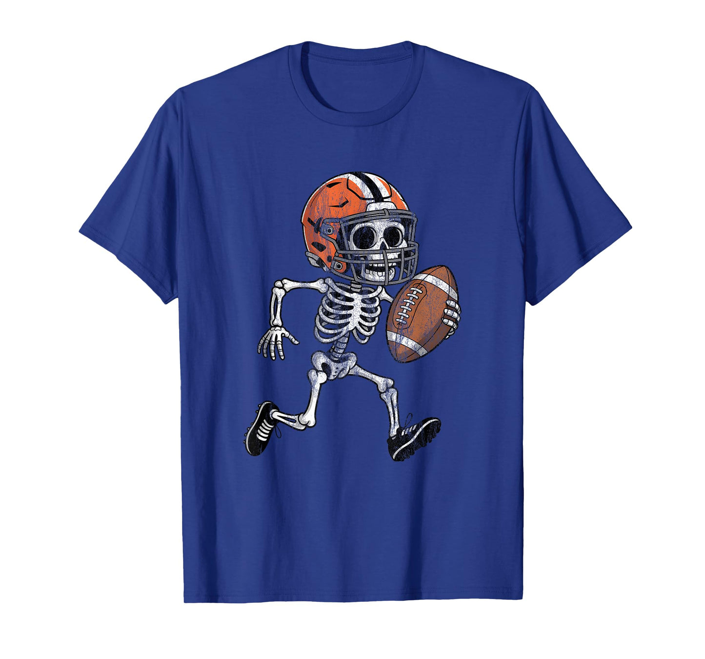 Halloween Skeleton American Football Costume Men Boys Kids T-Shirt
