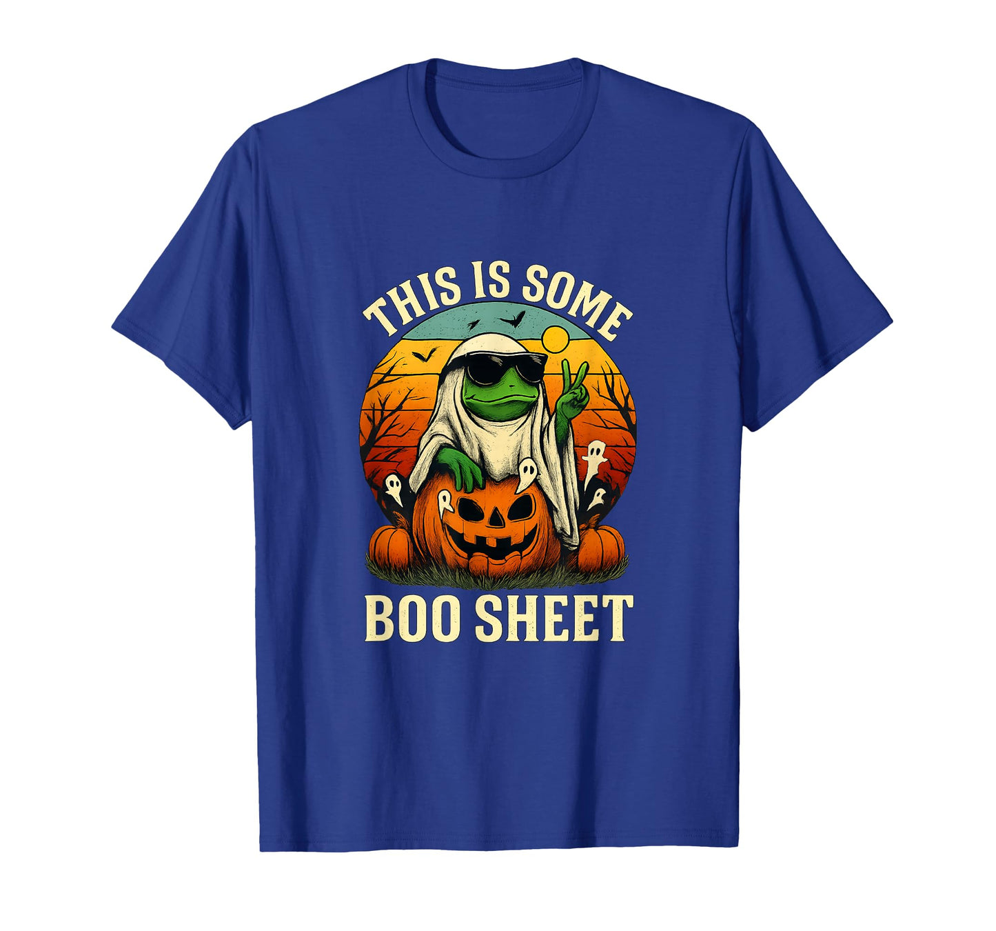 This is Some Boo Sheet Frog Meme Funny Halloween Men Women T-Shirt