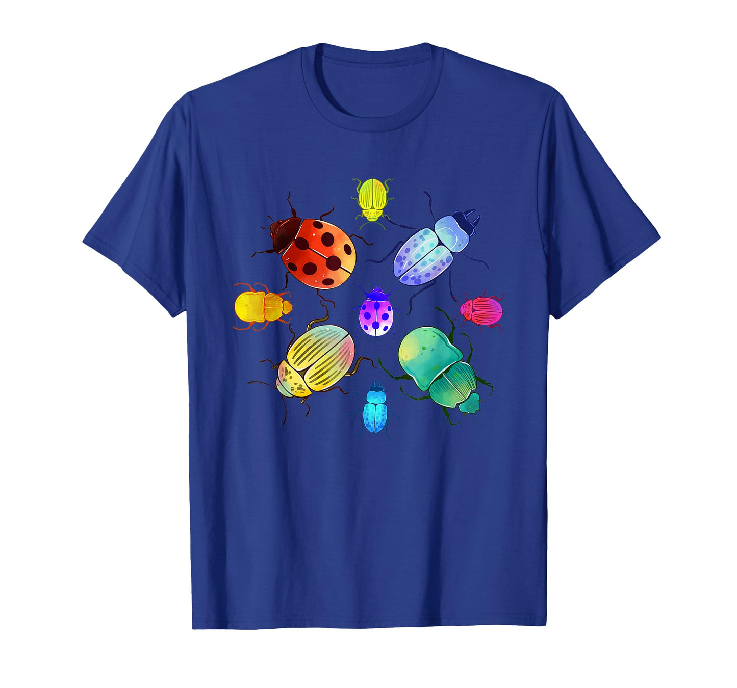 Entomology Nature Insect Colourful Animal Motif Beetle T-Shirt
