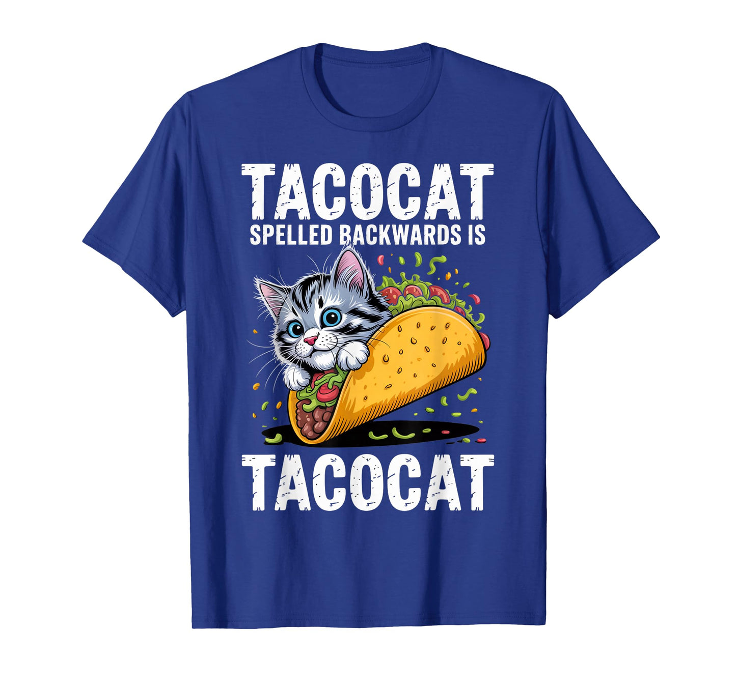 Tacocat Spelled Backwards is Tacocat Taco Vibes Birthday T-Shirt