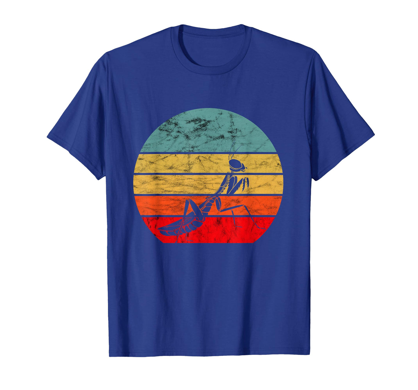 Praying Mantis Retro Vintage Mantis Insect Bug Lover T-Shirt