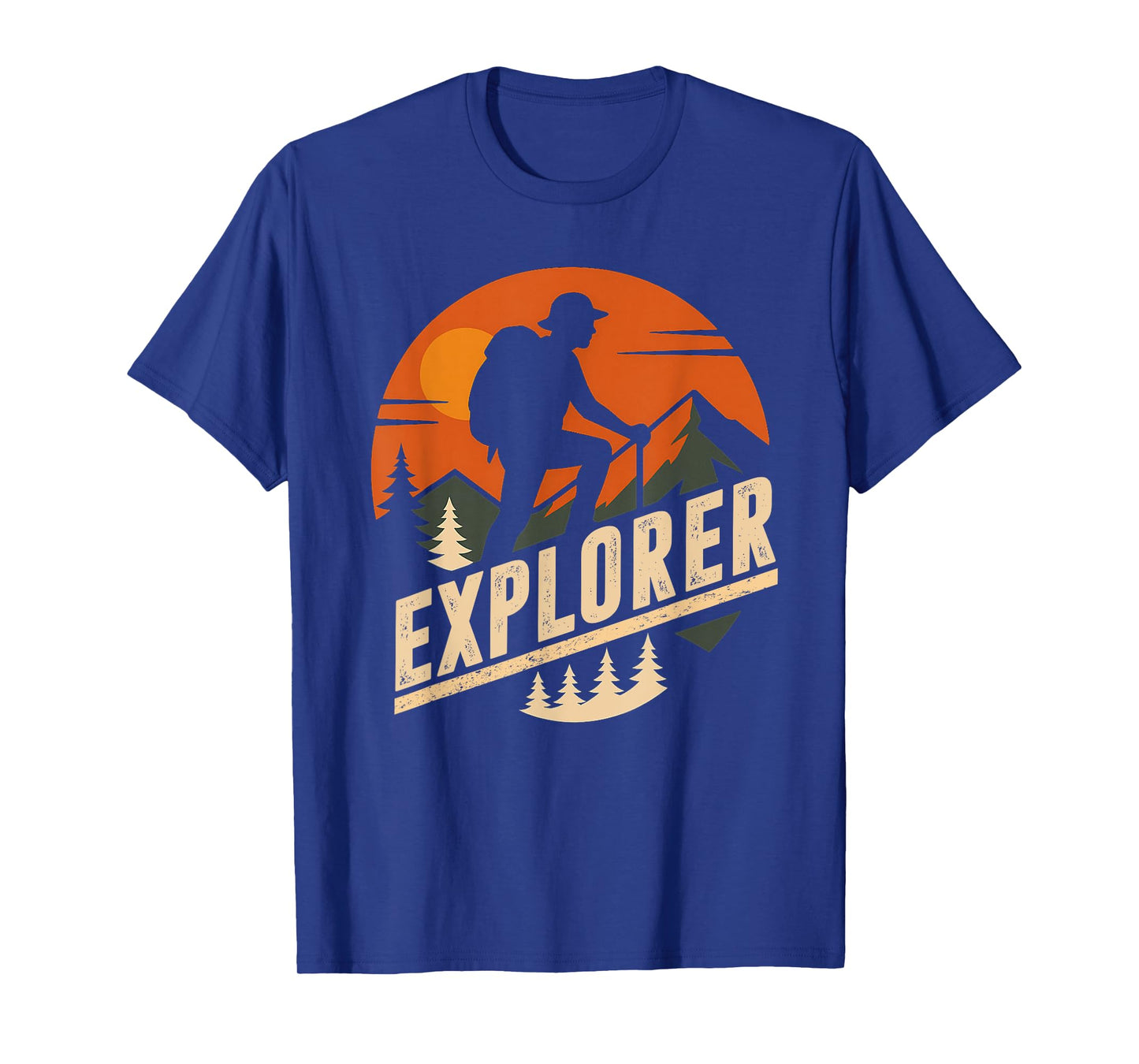 Explore More Trekking Mountains Camping Funny Explorer Hiker T-Shirt