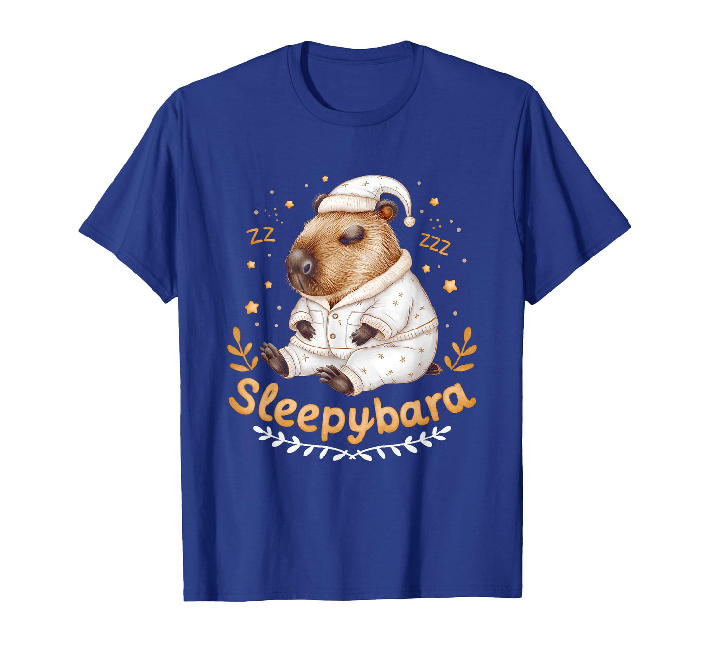 Capybara Official Sleep Pajamas Nightgown Sleepybara Rodents T-Shirt