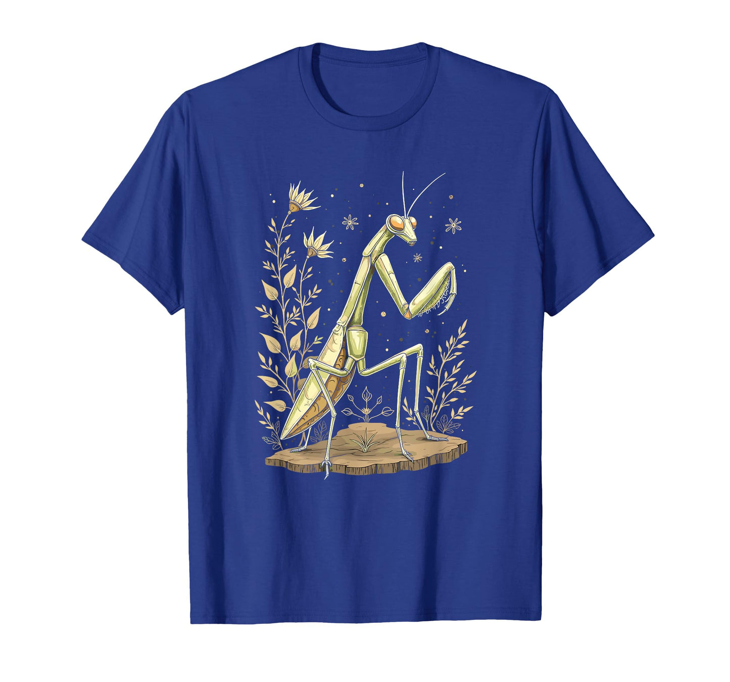 Praying Mantis Nature Art Vintage T-Shirt