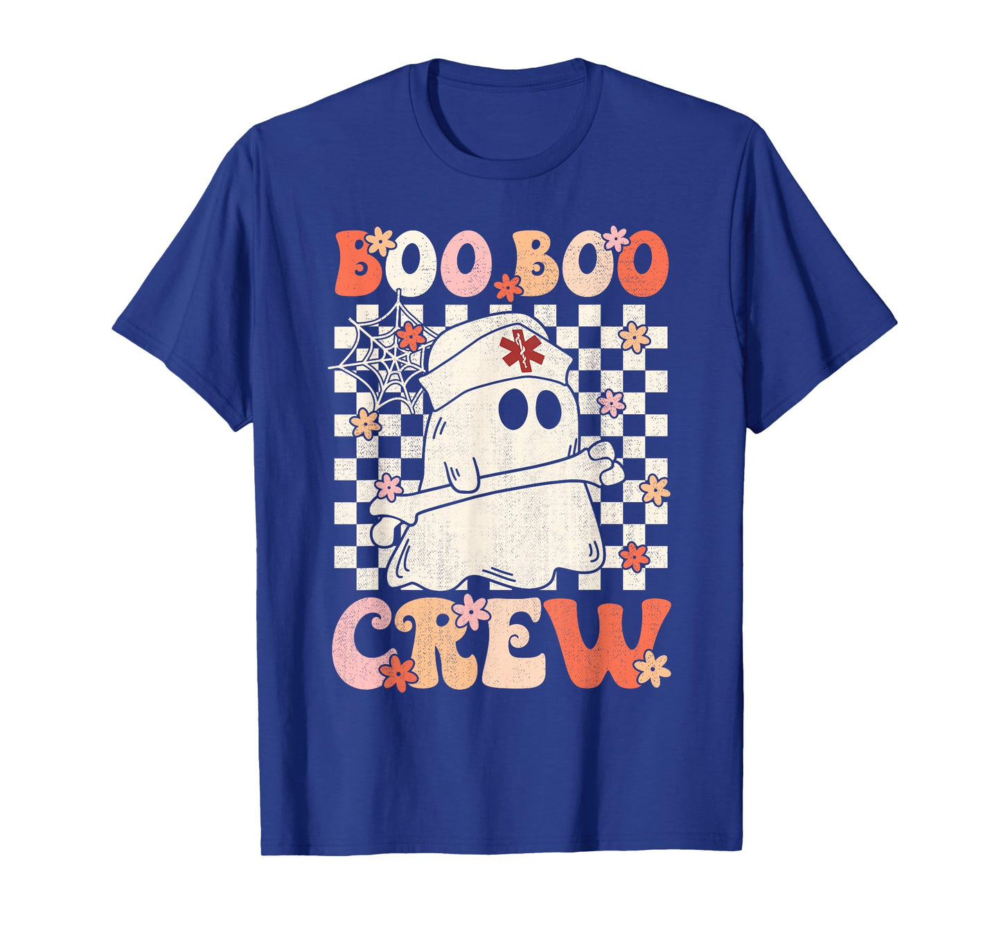 Groovy Boo Boo Crew Nurse Ghost Paramedic EMT EMS Halloween T-Shirt