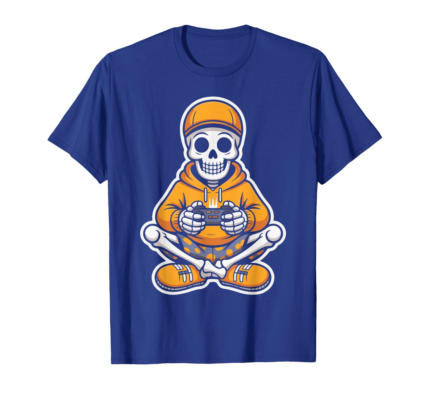 Halloween Skeleton Gamer Controller Video Game Men Women Kid T-Shirt
