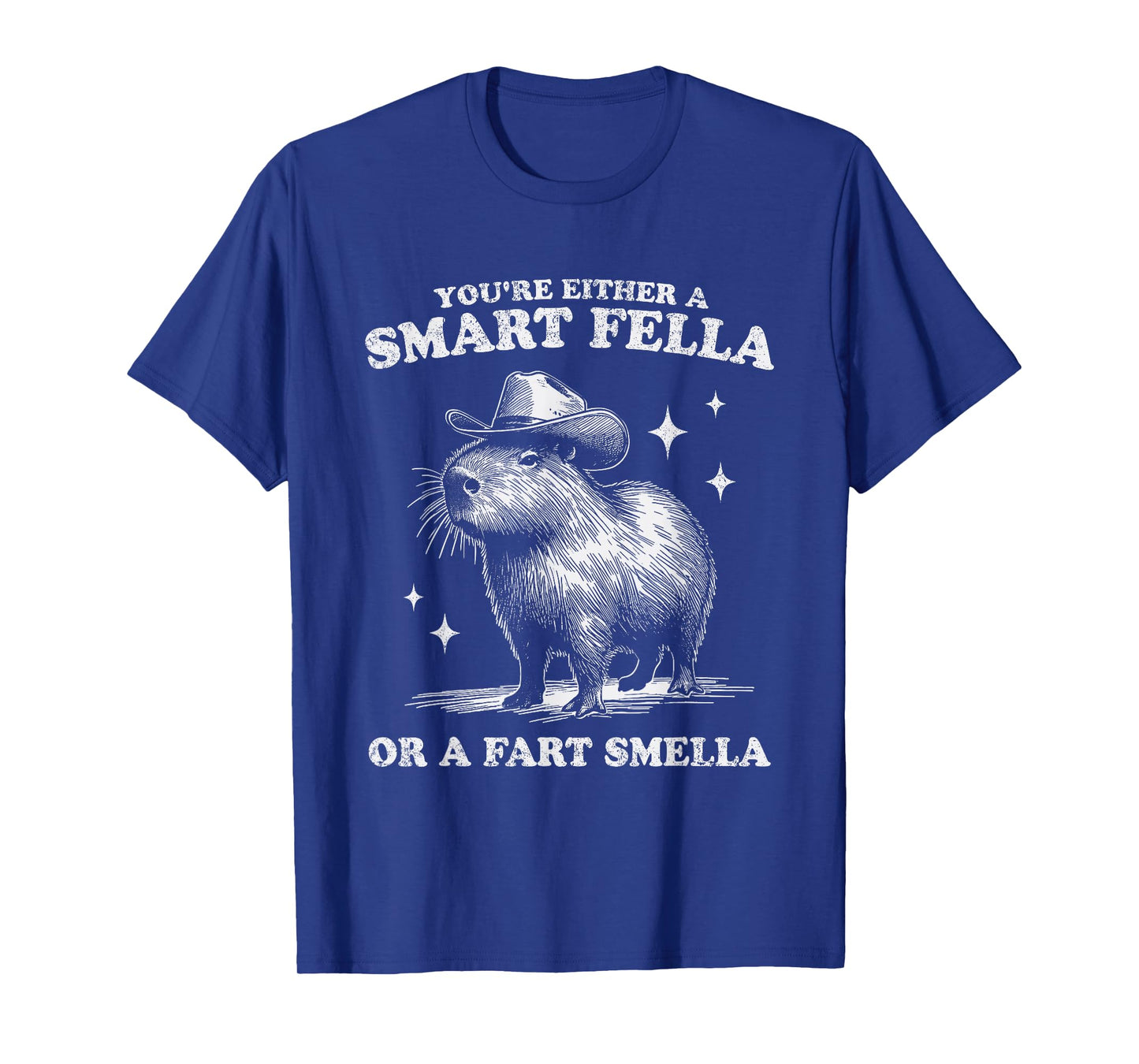 You're Either A Smart Fella Or A Fart Smella Capybara Funny T-Shirt