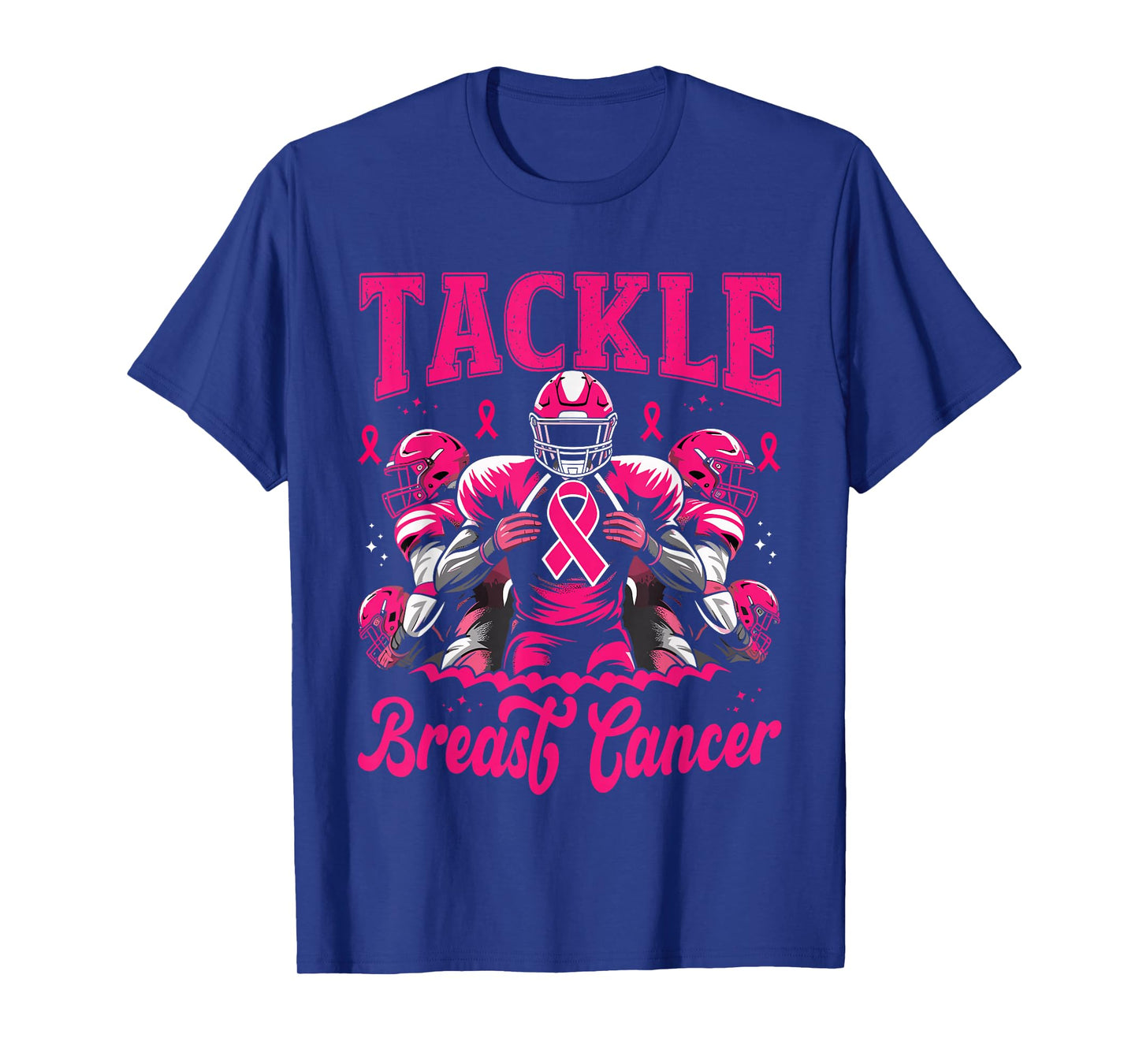 Tackle Breast Cancer Awareness American Football Womens T-Shirt