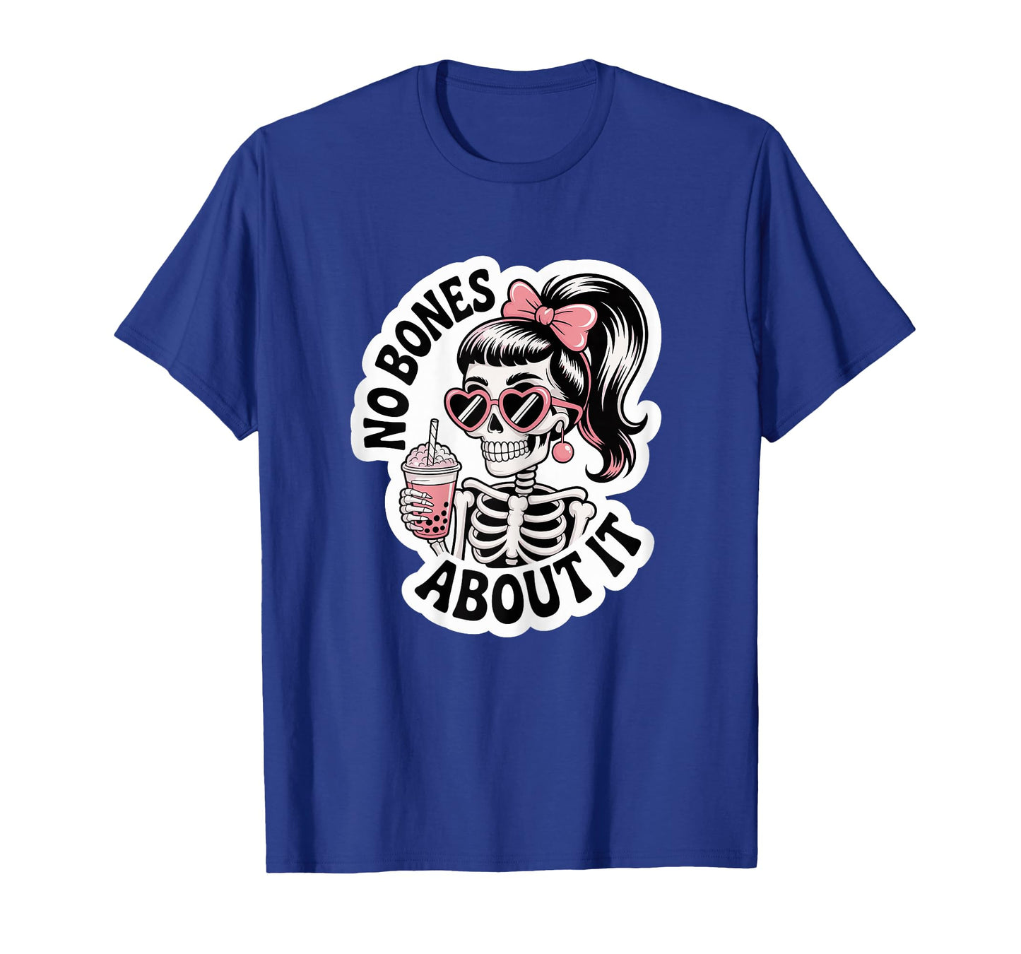 No Bones About It Skeleton Girl Heart Shades T-Shirt