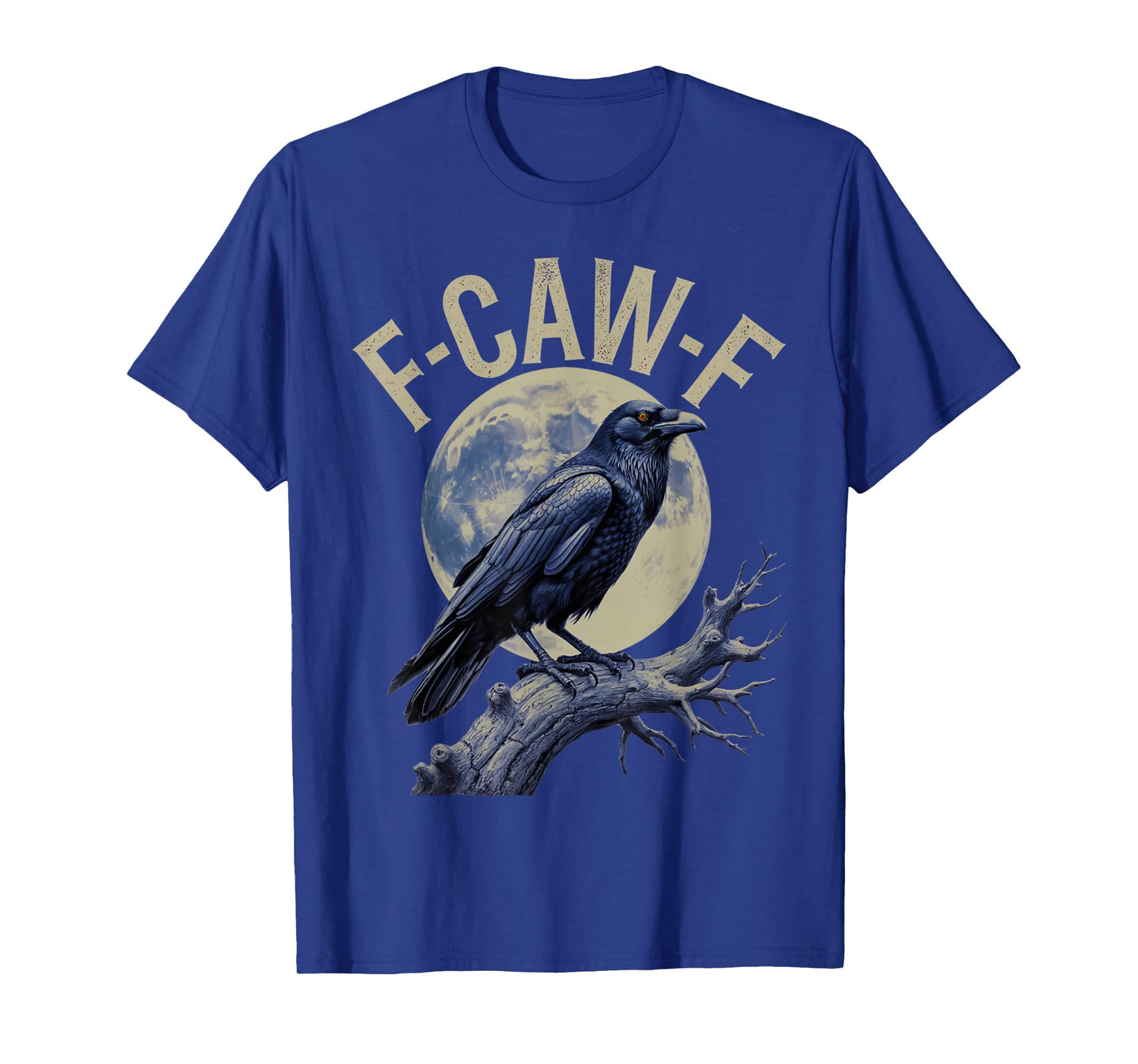 F-Caw-F Raven Moon Gothic Halloween for Men Girl T-Shirt