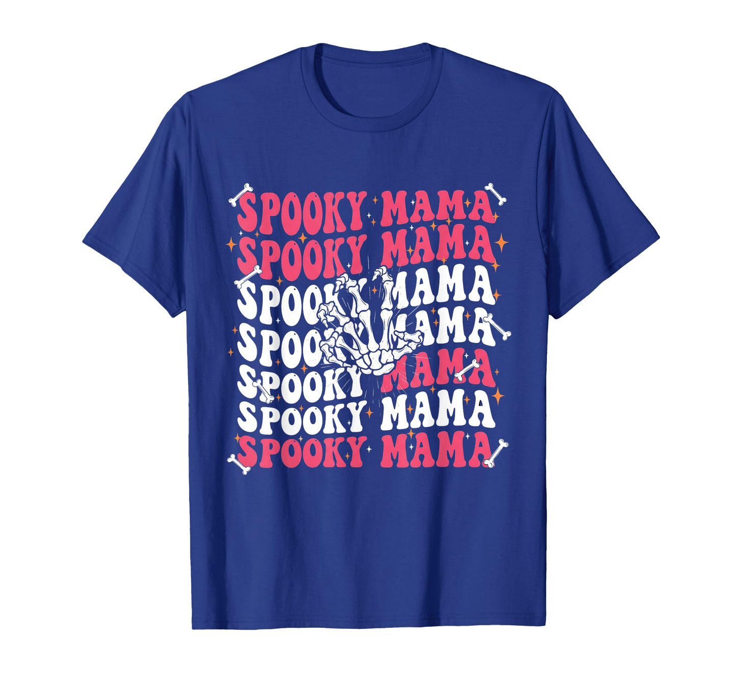 Spooky Mama Skeleton Hand T-Shirt