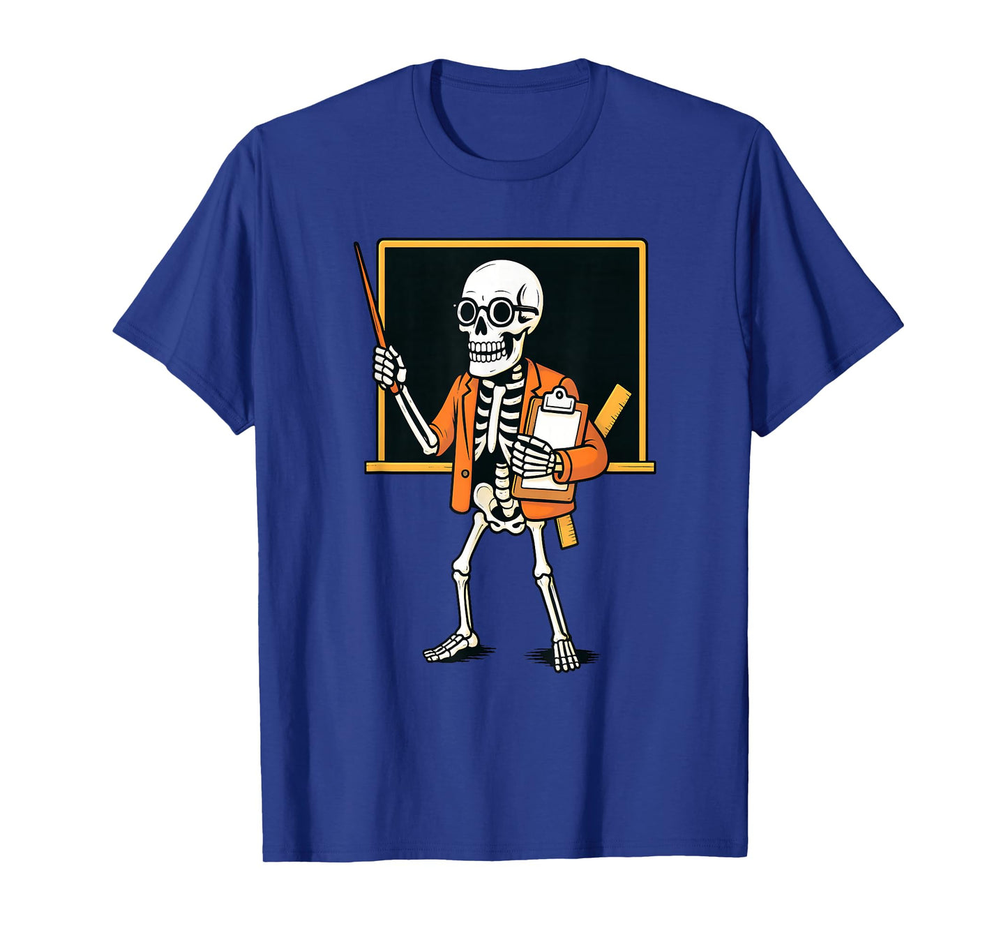 Skeleton Teacher Funny Halloween T-Shirt