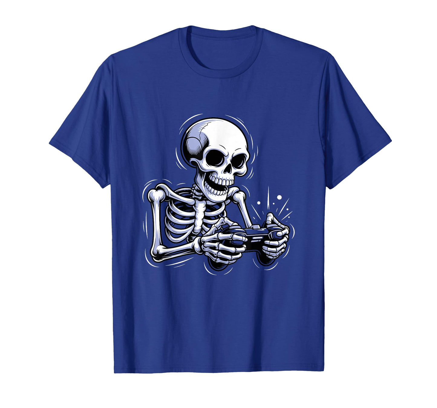 Funny Video Game Halloween Skeleton Gamer Costume Men Boys T-Shirt