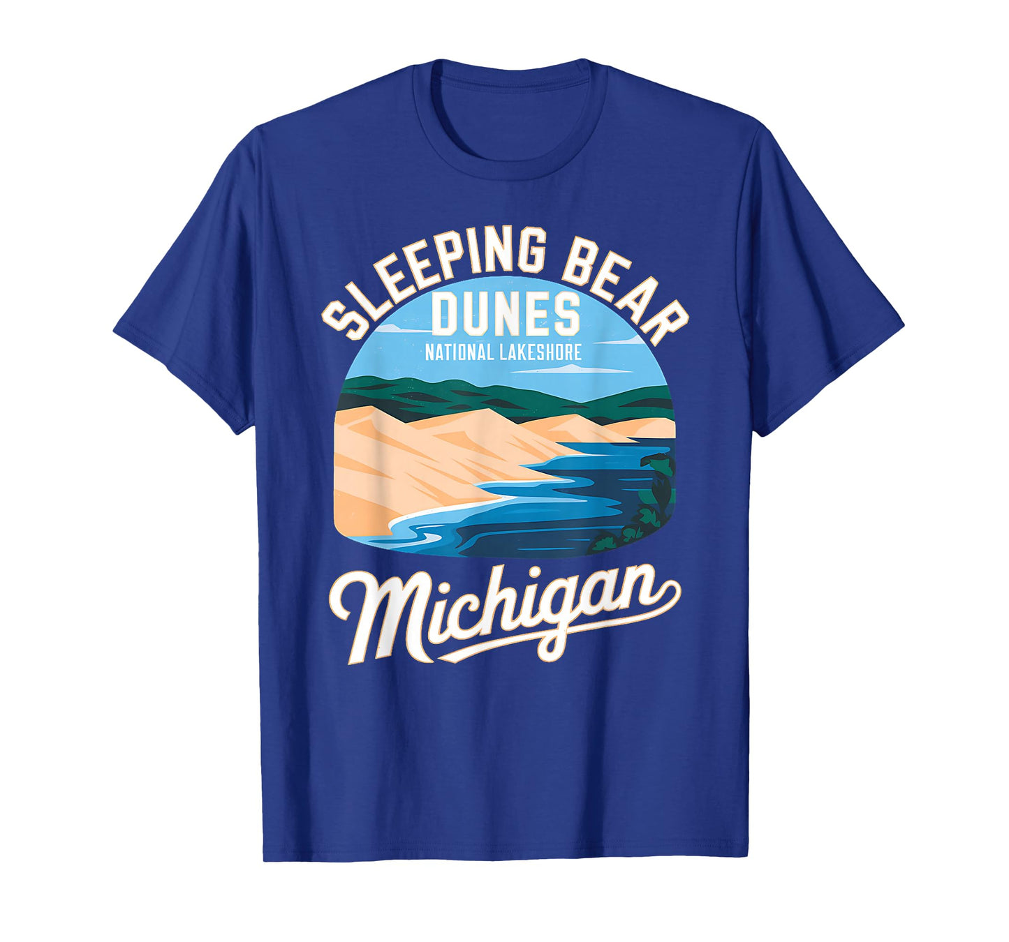 Explore Sleeping Bear Dunes Michigan National Park Adventure T-Shirt