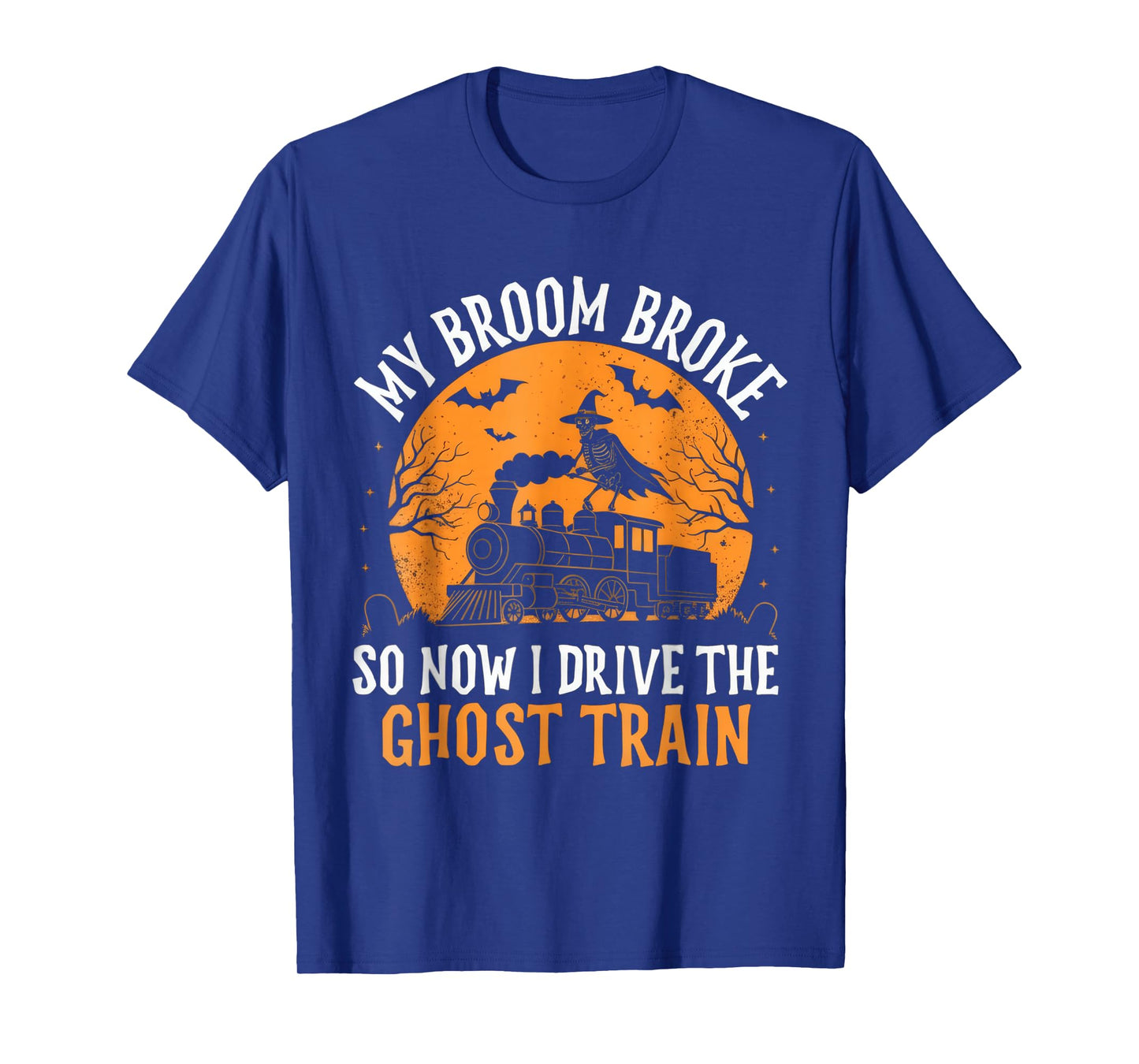 Halloween Skeleton Witch Ghost Train, Funny Halloween Party T-Shirt