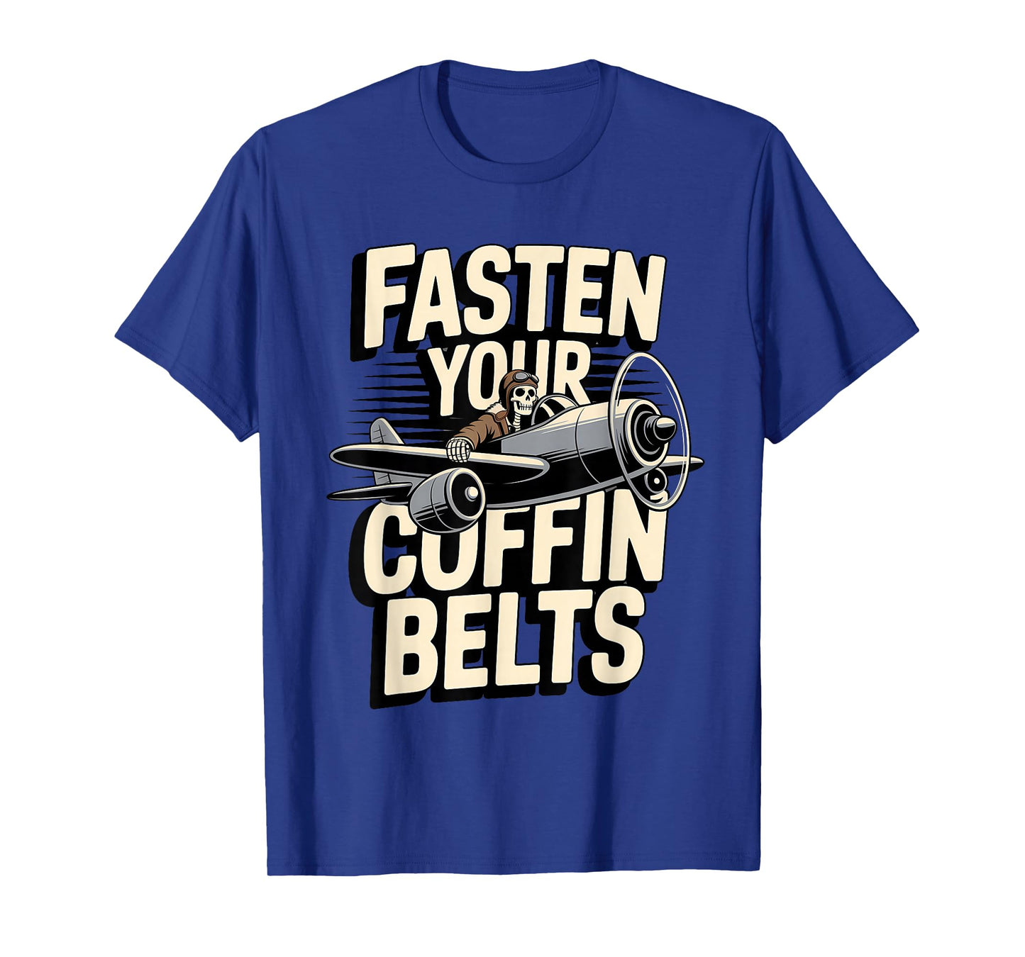 Skeleton Airline Pilot Halloween Funny Spooky Flight T-Shirt