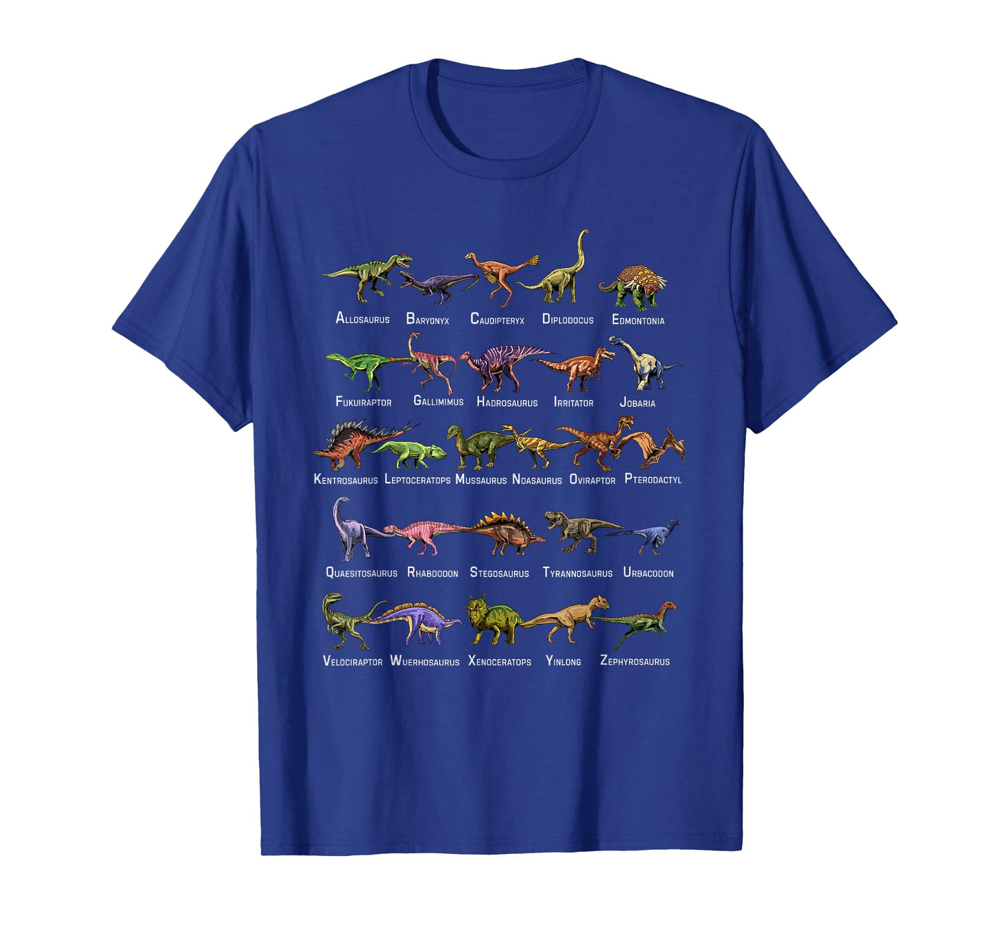 Dinosaur Alphabet Shirt Educational Dino Dinosaur Lover Kids T-Shirt