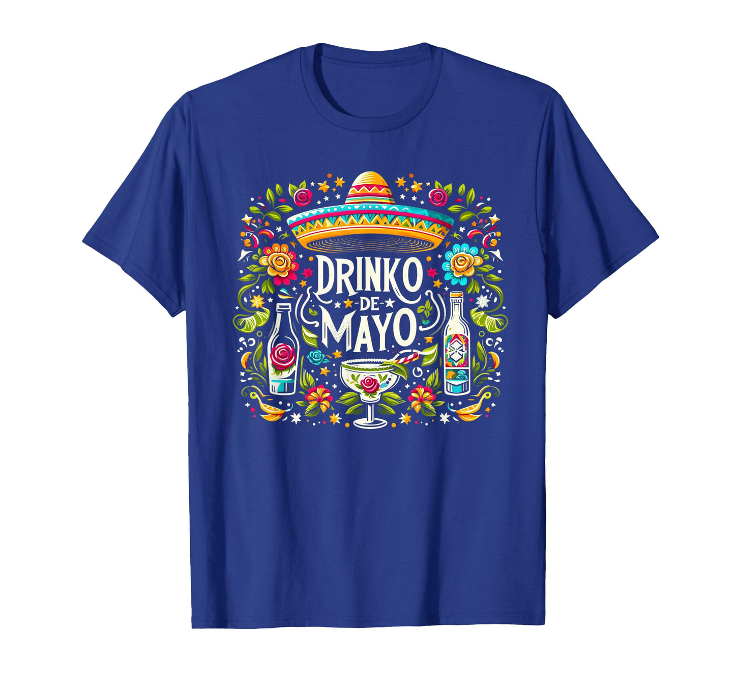 Cinco De Drinko Mens Womens Drinking Mexican Mens Women T-Shirt