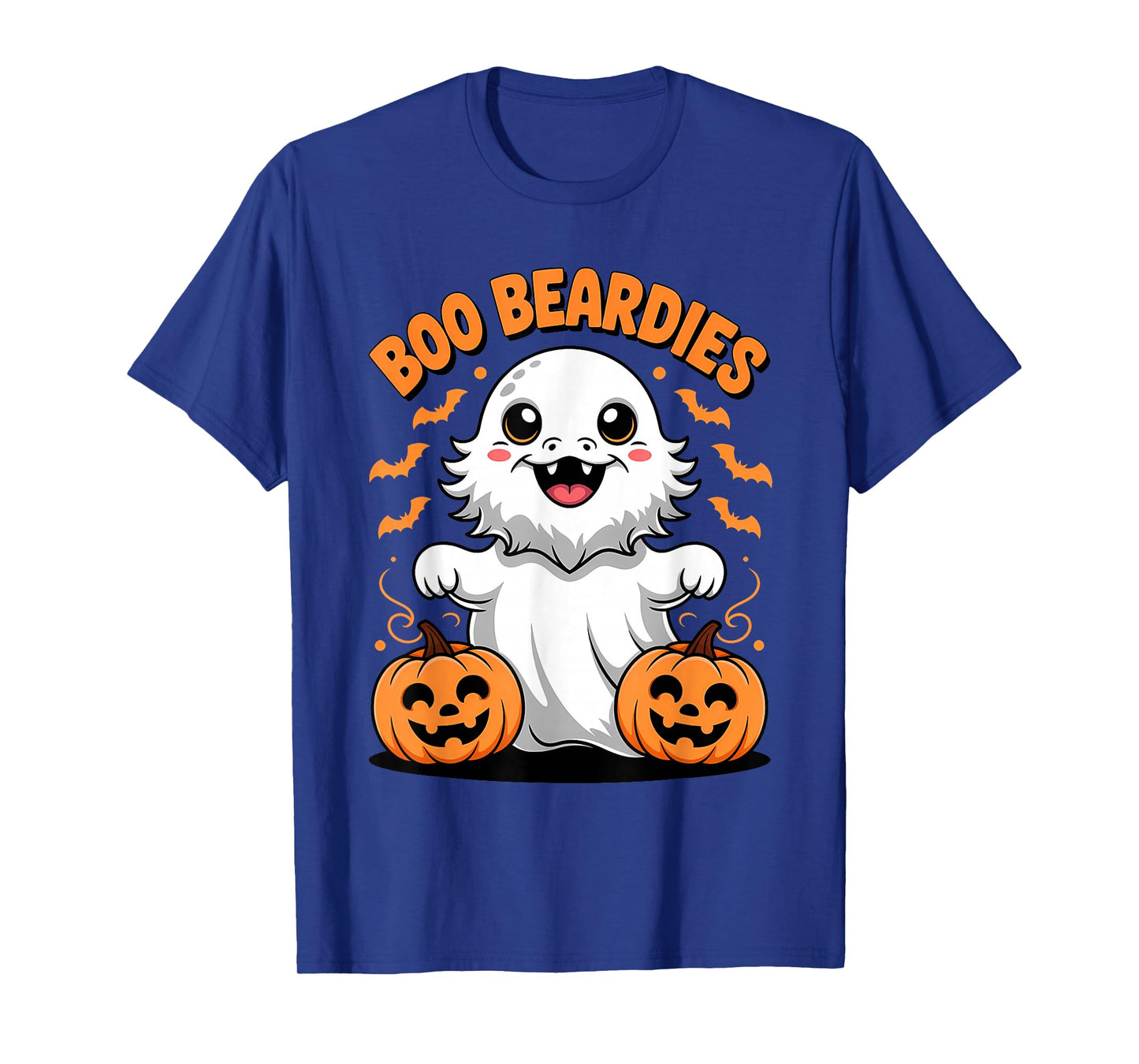 Boo Beardies Funny Bearded Dragons Ghost Costumes Halloween T-Shirt