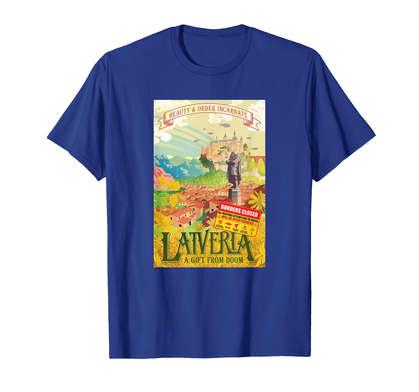 Marvel Avengers Classic Latveria A Gift From Doom Poster T-Shirt