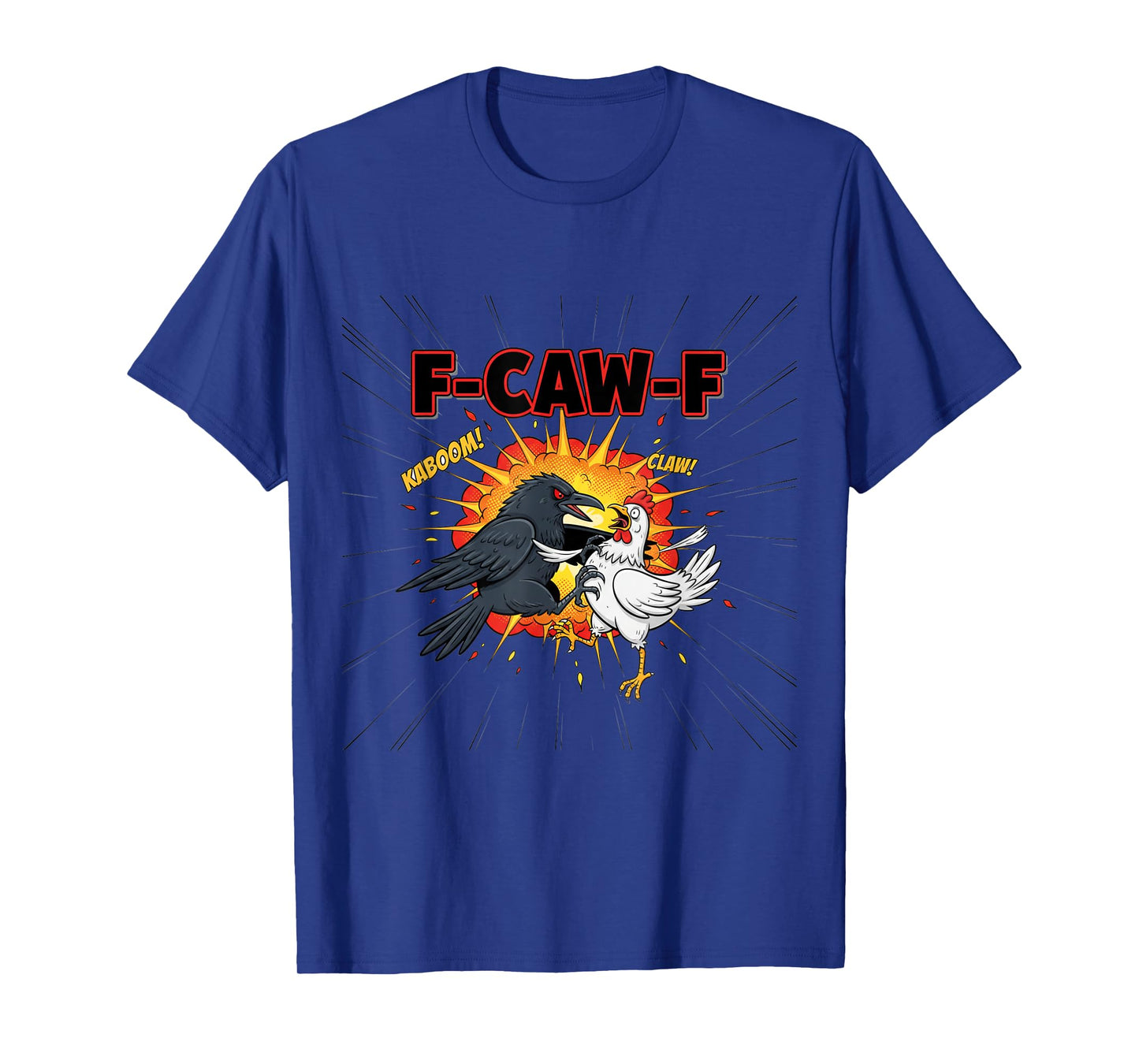 Funny F-CAW-F Meme Parody for F-Kaw-F Crow Fans Vintage T-Shirt
