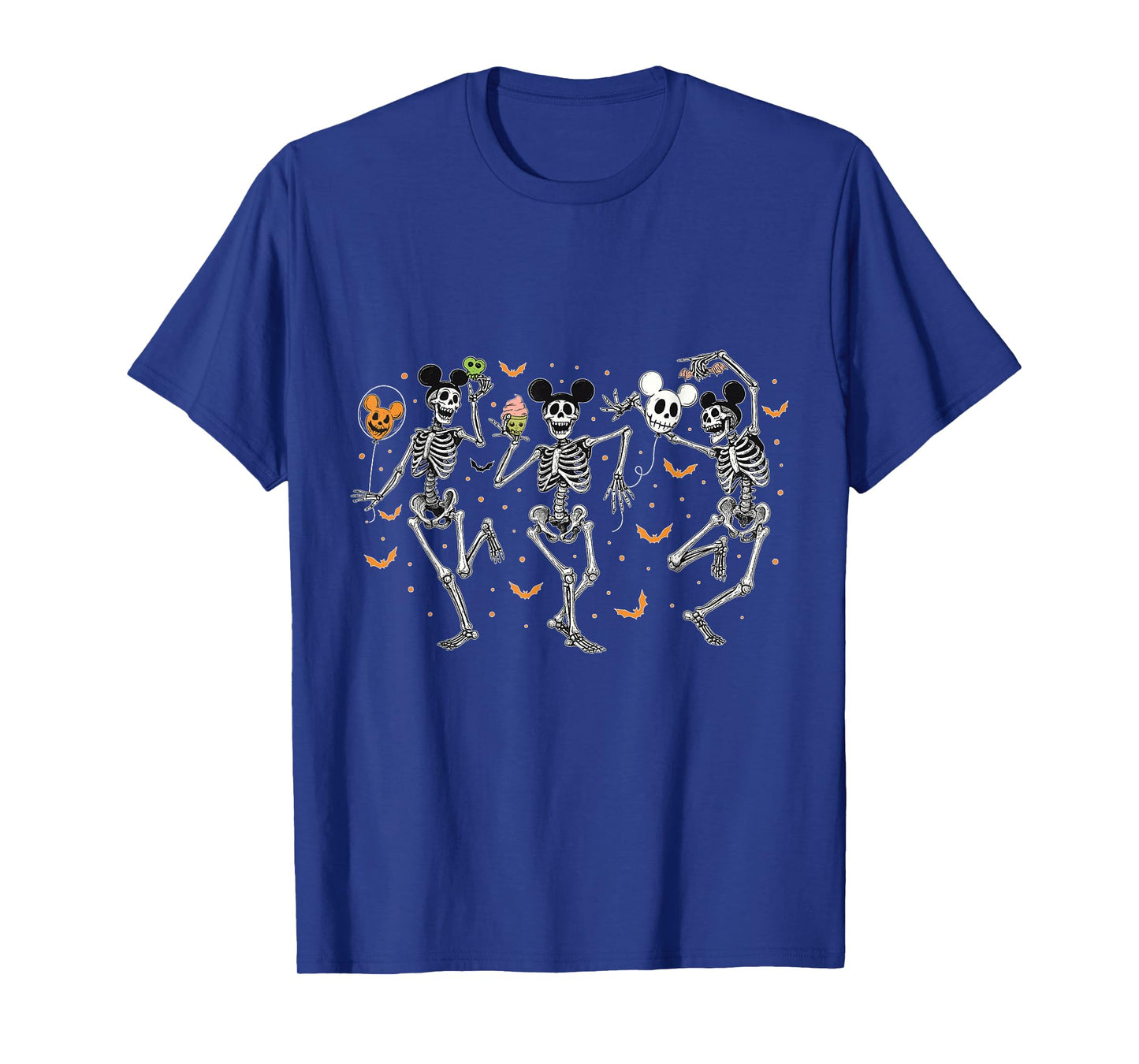 Vintage Dancing Skeleton Halloween Funny Spooky Graphic T-Shirt