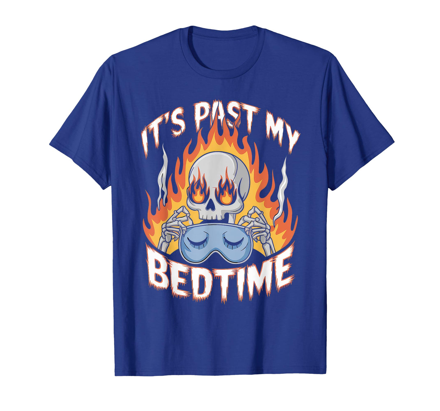 Funny Tshirt Men Humor Skeleton Meme Sarcastic Ironic Tired T-Shirt