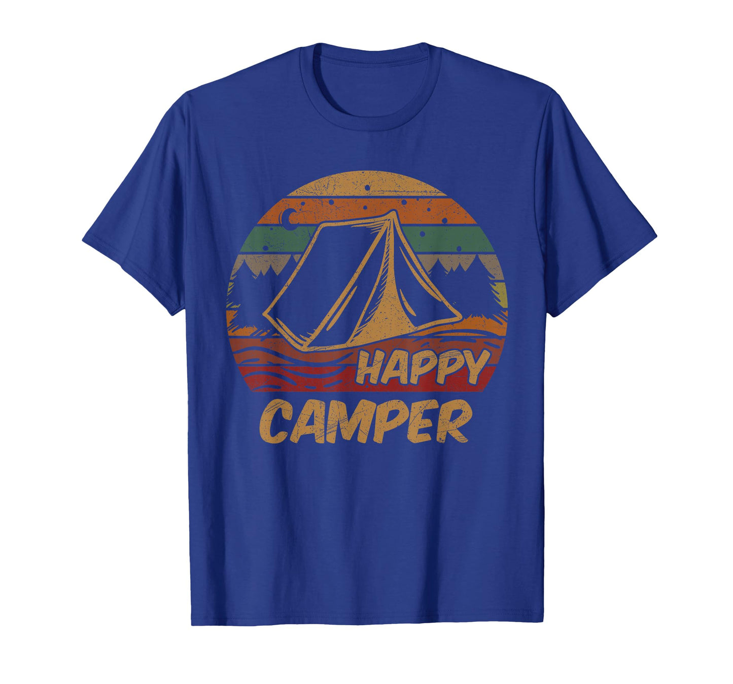 Camping Gifts Happy Camper Campsite Scout Lovers Camp T-Shirt