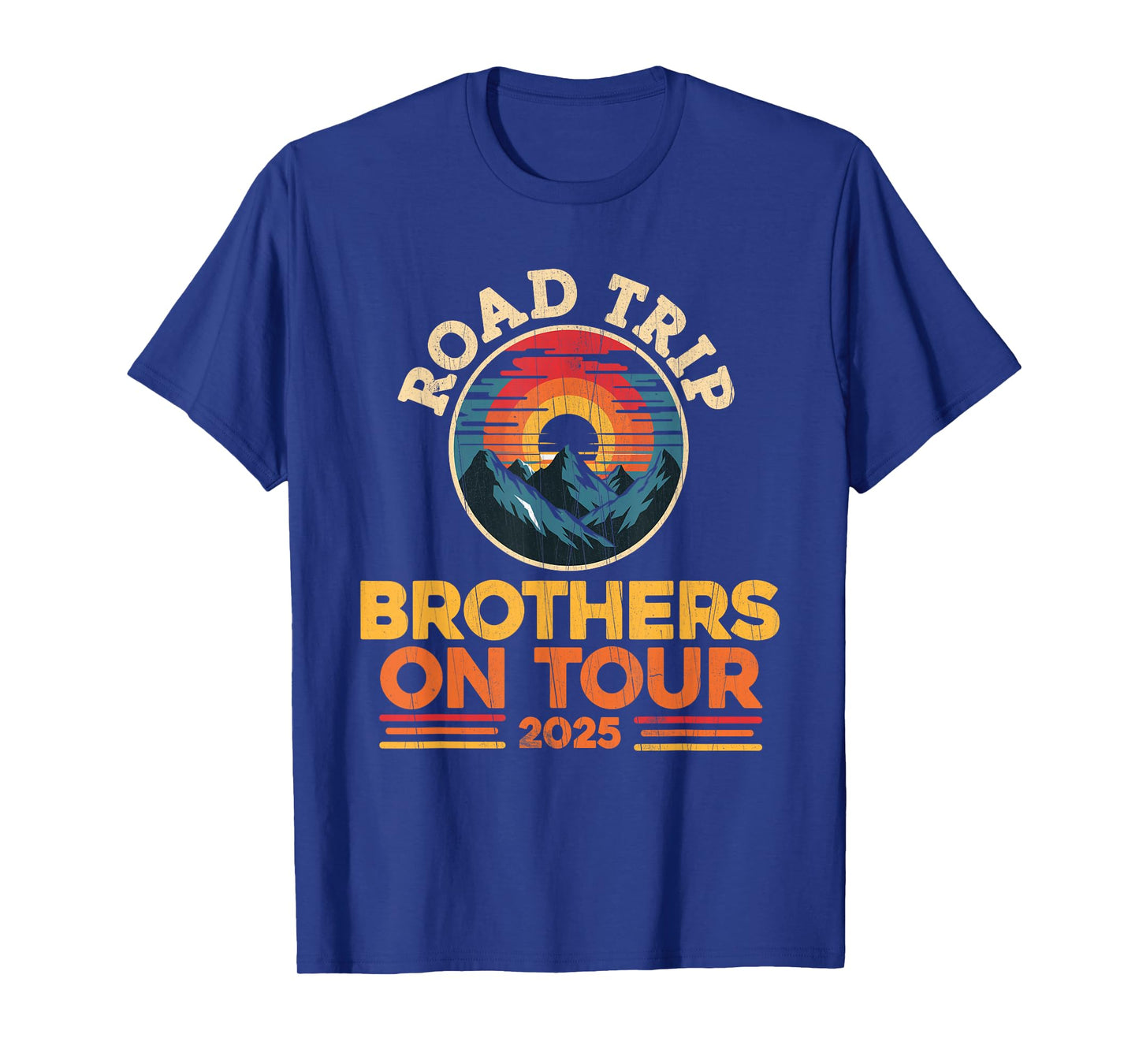 Mens BROTHERS ON TOUR ROAD TRIP 2025 T-Shirt