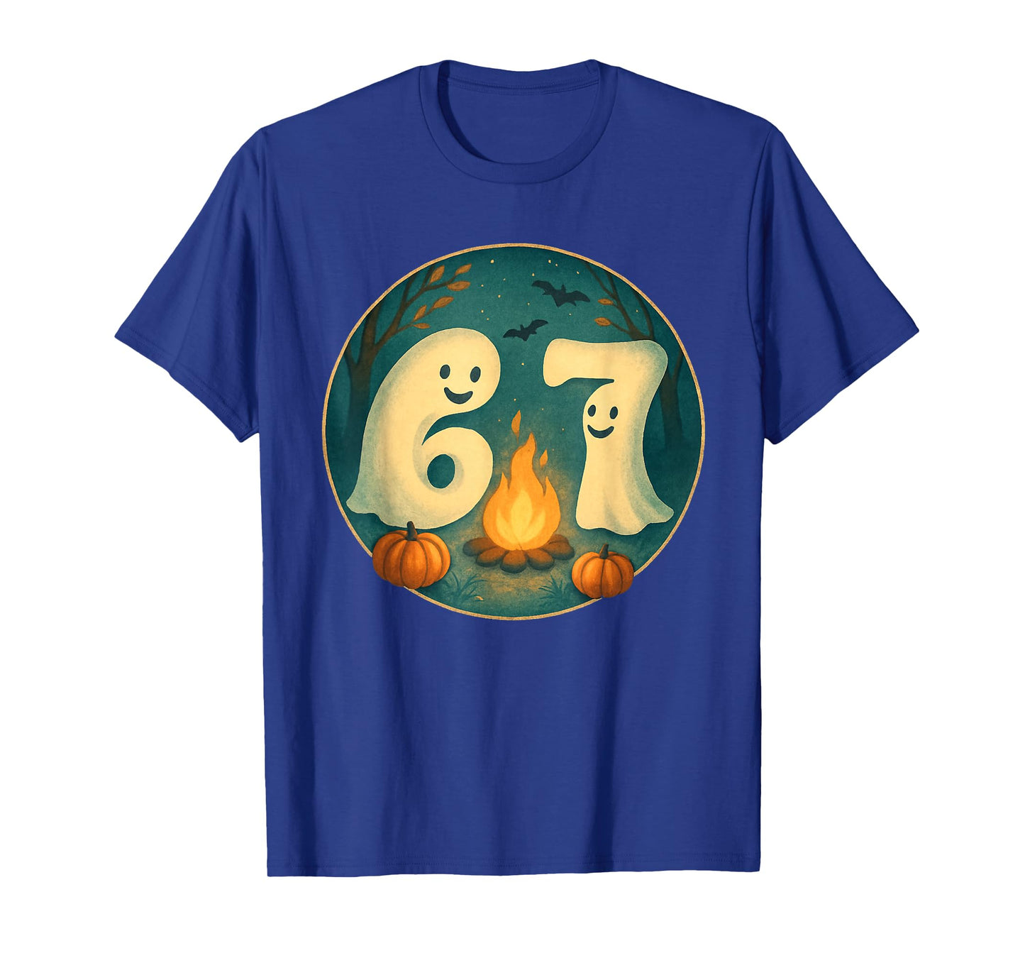 Fun Six Seven 6 7 Meme Design 6 7, Halloween Ghost T-Shirt