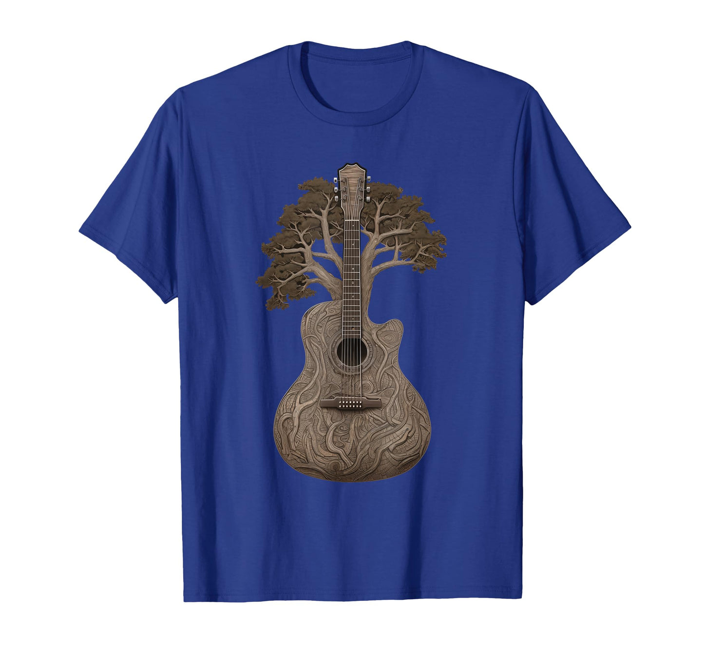 Harmonious Tees Tree of Life Acoustic Guitar T-Shirt
