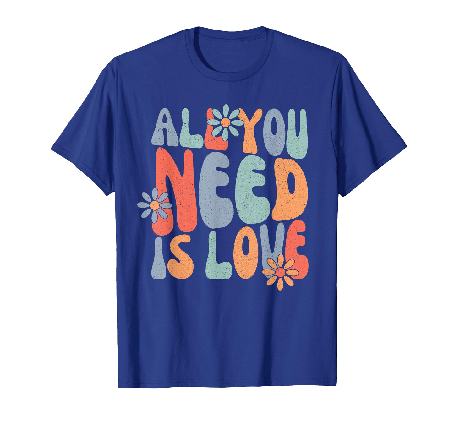 All You Need Is Love, Groovy Hippie Tie Dye T-Shirt