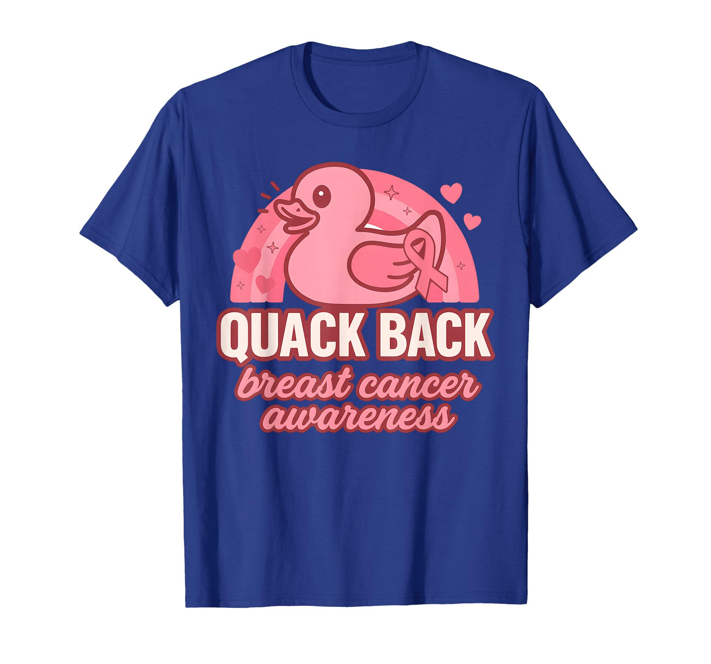 Rubber Duck Breast Cancer Awareness Month Rubber Ducky Women T-Shirt