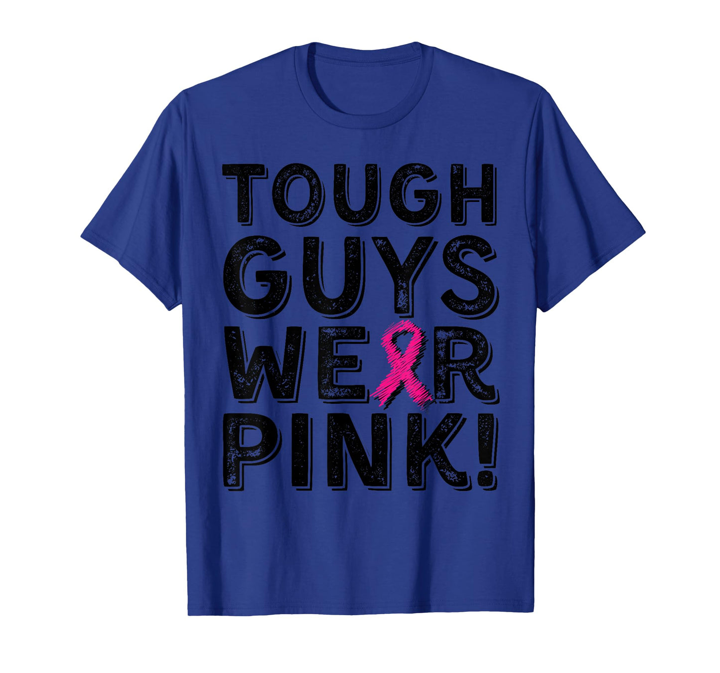 Tough Guys Wear Pink Cool Pink Breast Cancer Awareness Boys T-Shirt