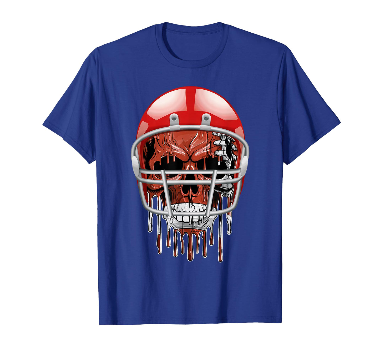 Football in Skull Shaped Happy Halloween Costume Day Boys T-Shirt