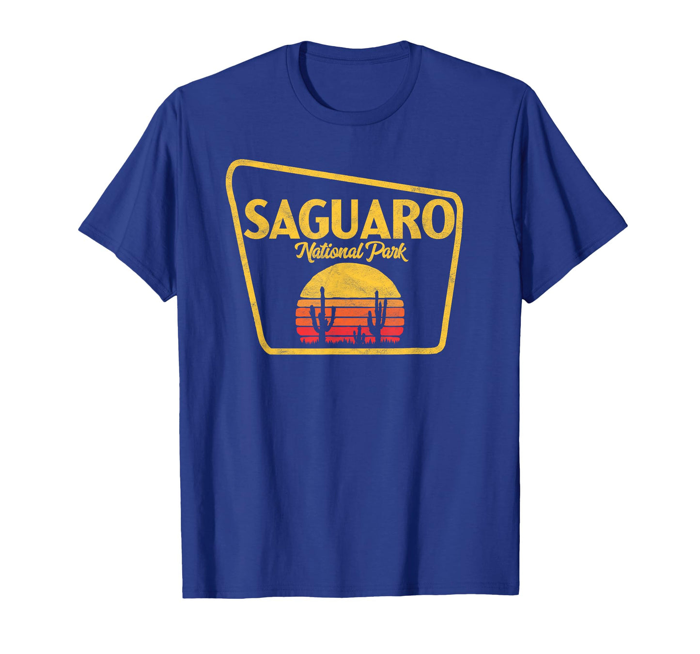 Symbiosis Supply Co. Saguaro National Park Retro Sign Design T-Shirt