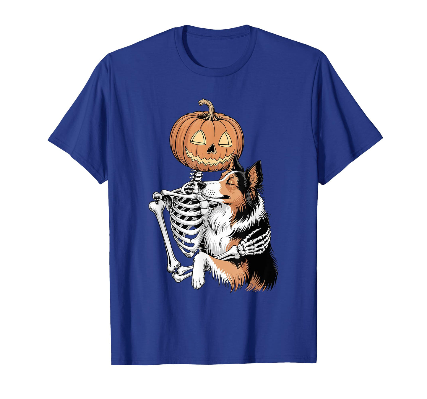 Halloween Skeleton Border Collie T-Shirt