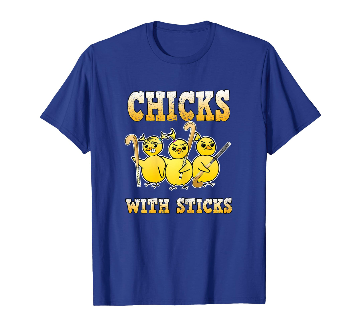Field Hockey T Shirt Funny Chicks With Sticks Tee Girls T-Shirt
