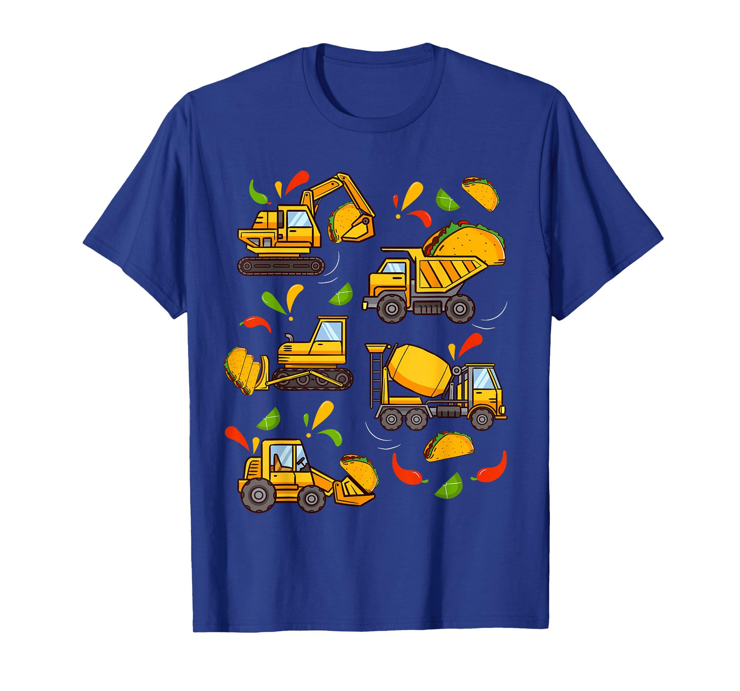 Cinco de Mayo Boys Kids Toddler Construction truck Tacos T-Shirt