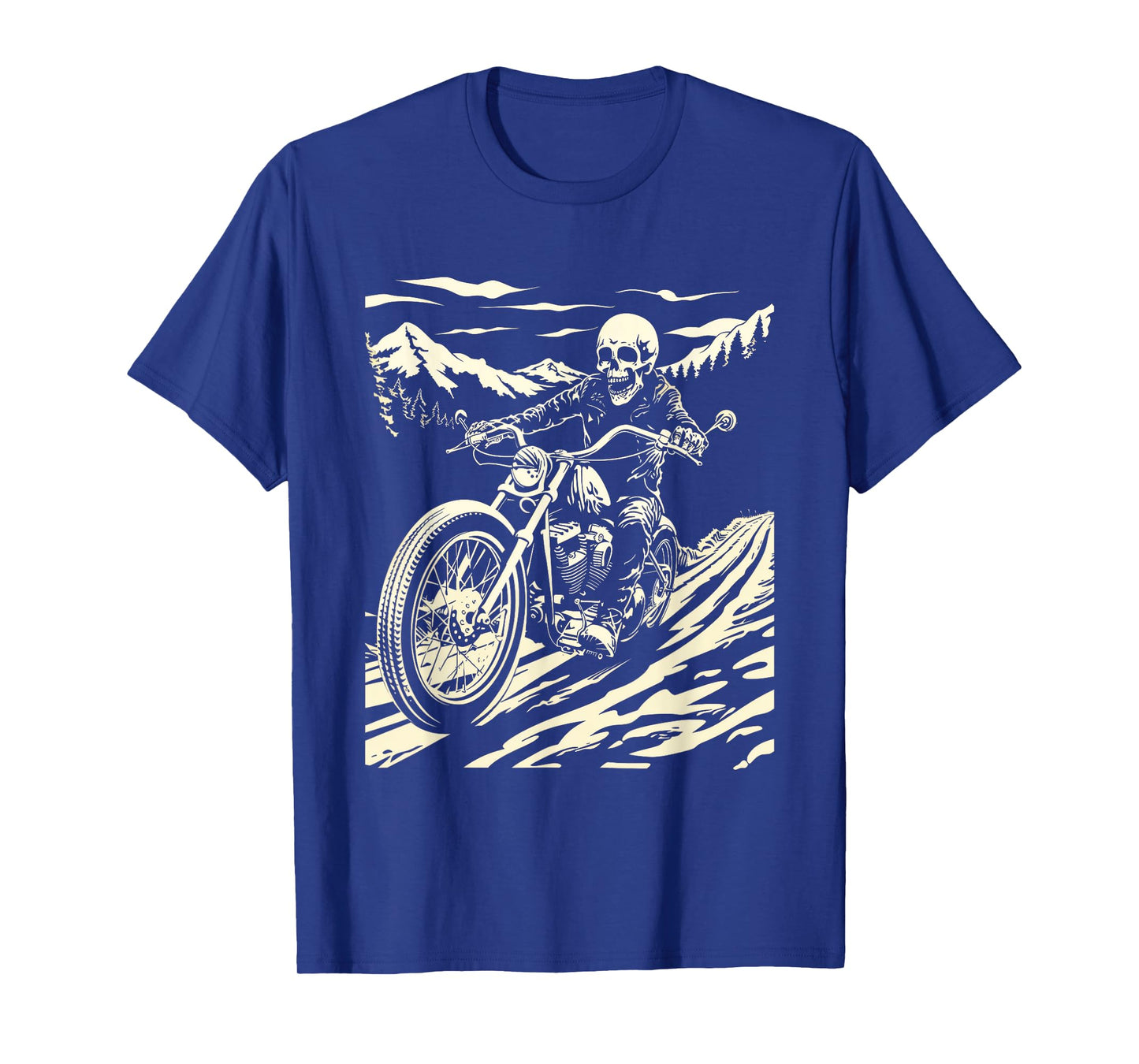Skeleton Vintage Motorcycle Skeleton rider T-Shirt
