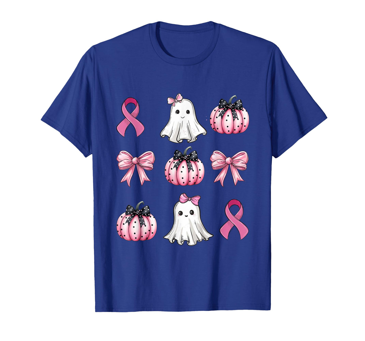 Breast Cancer Awareness Coquette Pink Pumpkin Rippon Women's T-Shirt