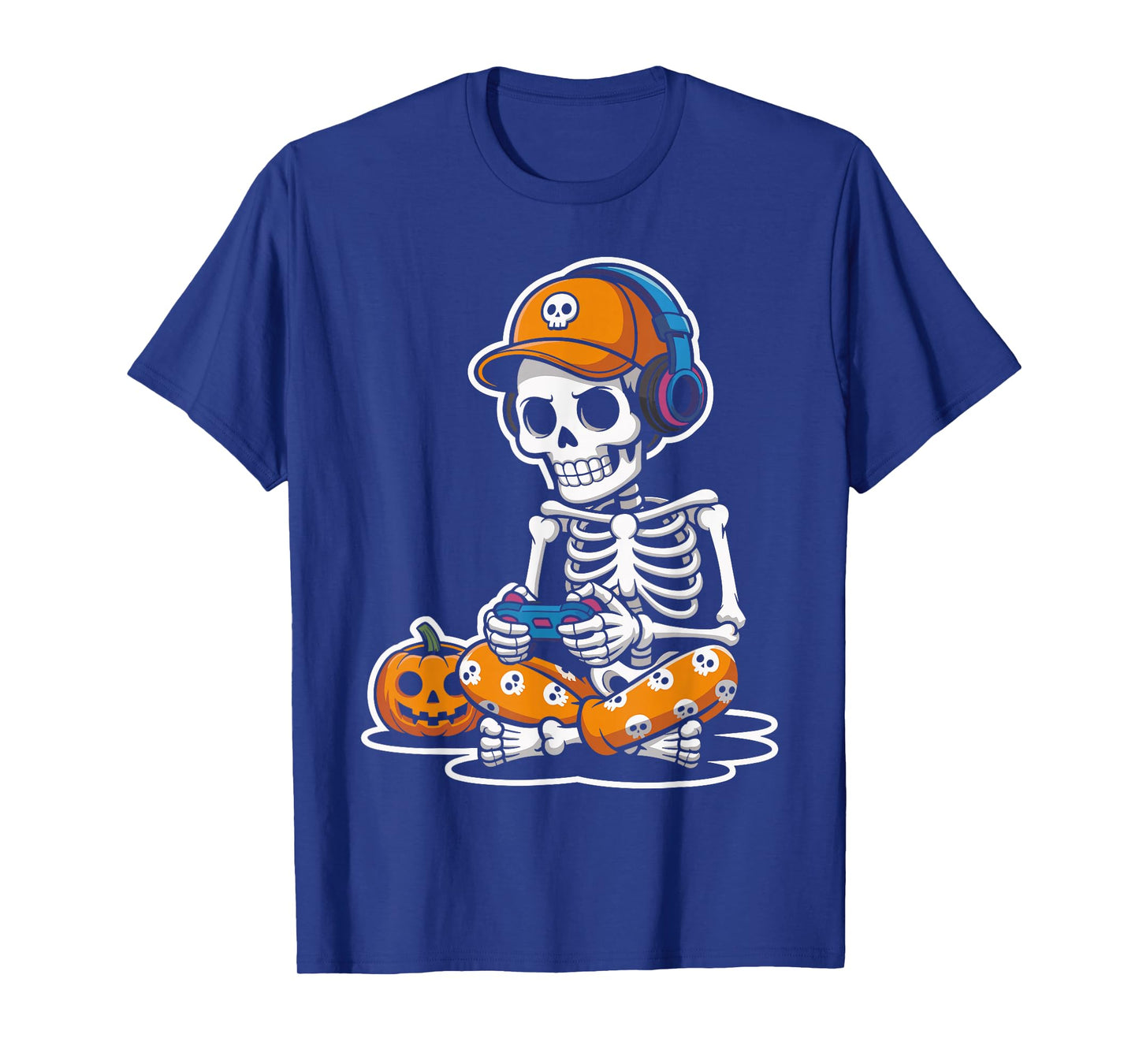 Gaming Skeleton Halloween Video Game Costume for Gamers T-Shirt